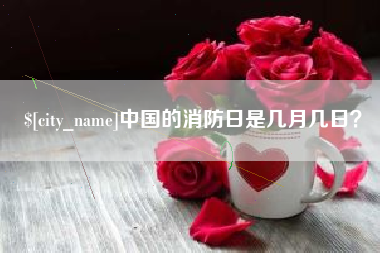 云梦中国的消防日是几月几日？