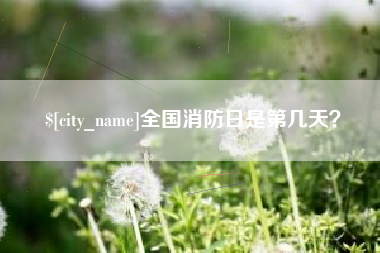 云梦全国消防日是第几天？