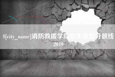 云梦消防救援学院招生录取分数线2019