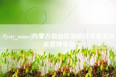 云梦内蒙古自治区消防技术服务执业管理平台