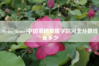 云梦中国消防救援学院河北分数线是多少
