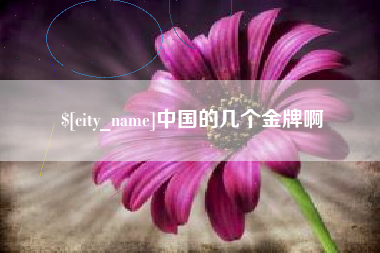 云梦中国的几个金牌啊