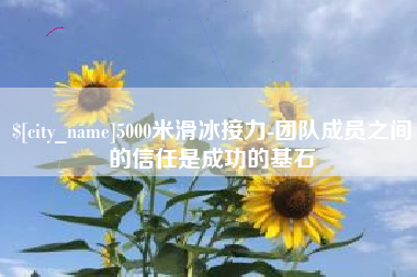云梦5000米滑冰接力-团队成员之间的信任是成功的基石