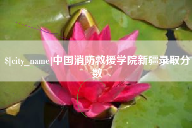 云梦中国消防救援学院新疆录取分数