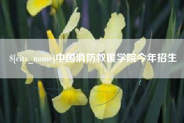 云梦中国消防救援学院今年招生