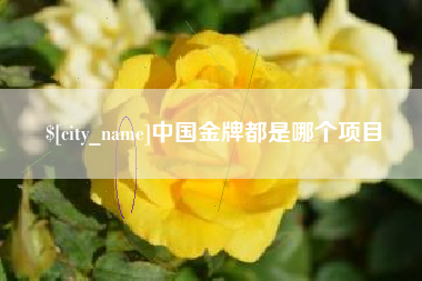云梦中国金牌都是哪个项目