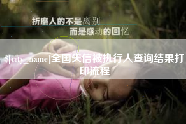 云梦全国失信被执行人查询结果打印流程