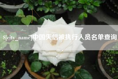 云梦中国失信被执行人员名单查询