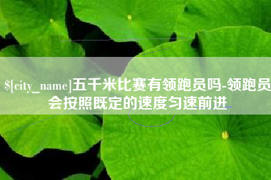 云梦五千米比赛有领跑员吗-领跑员会按照既定的速度匀速前进