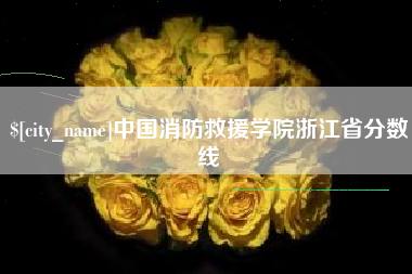 云梦中国消防救援学院浙江省分数线
