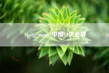 云梦中国19块金牌