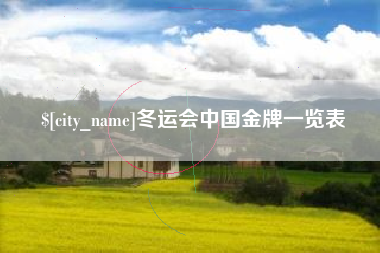 云梦冬运会中国金牌一览表
