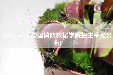 云梦中国消防救援学院招生章程公布!