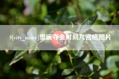 云梦奥运夺金时刻九宫格图片